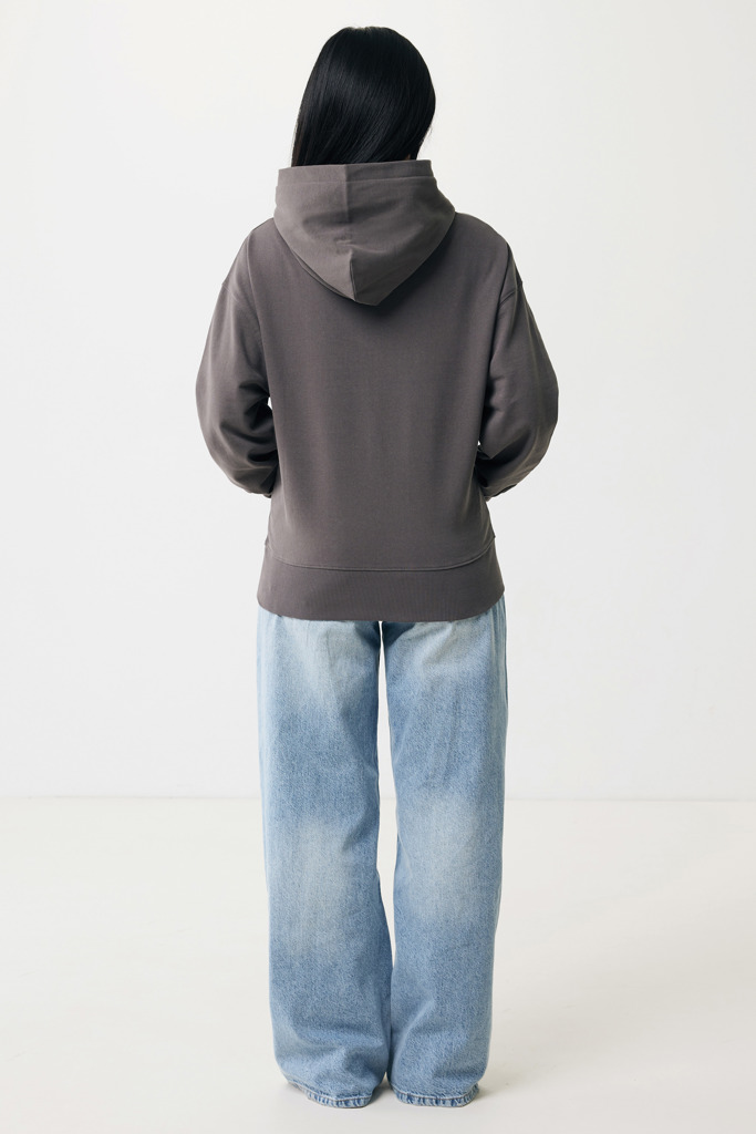 Yoho Relax-Hoodie aus recycelter Baumwolle, anthrazit