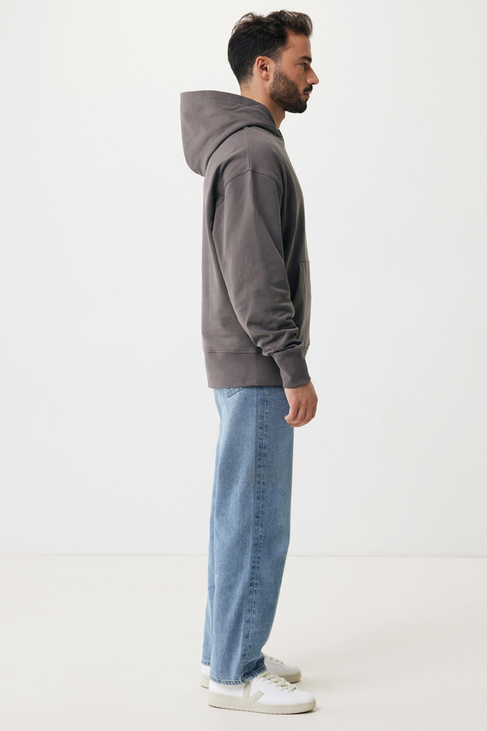 Yoho Relax-Hoodie aus recycelter Baumwolle, anthrazit