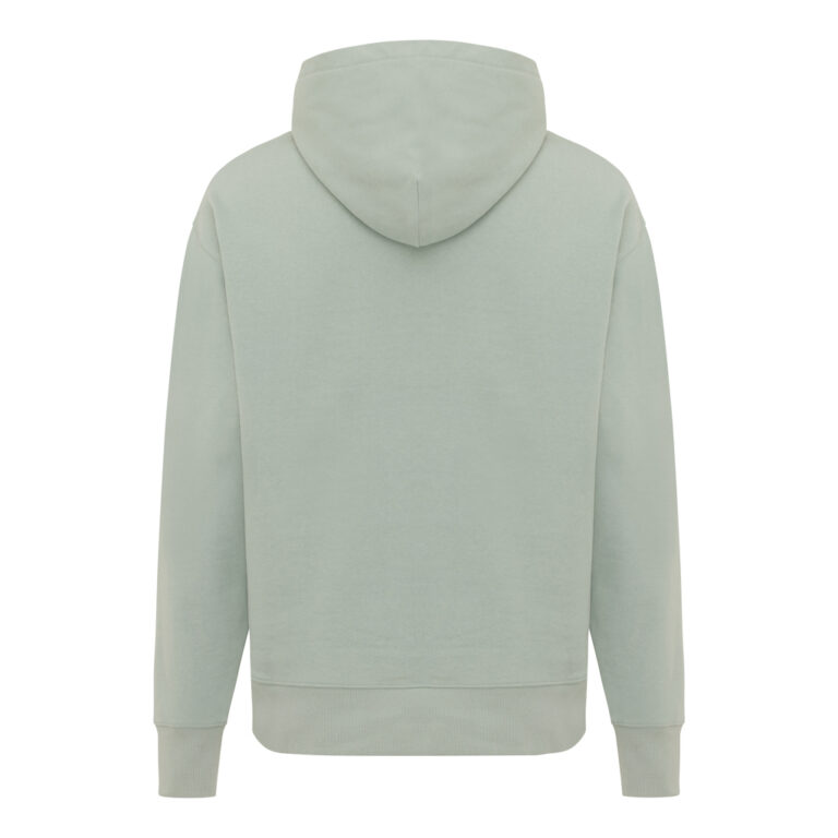 Yoho recycled cotton relaxed hoodie, iceberg green