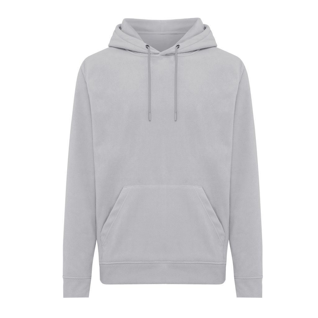 Trivor gerecycled polyester fleece hoodie, storm grey