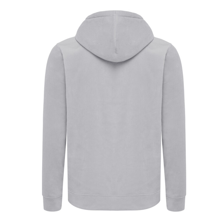Trivor gerecycled polyester fleece hoodie, storm grey