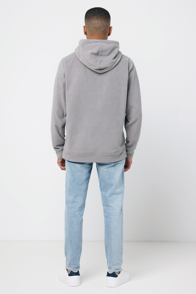 Trivor gerecycled polyester fleece hoodie, storm grey