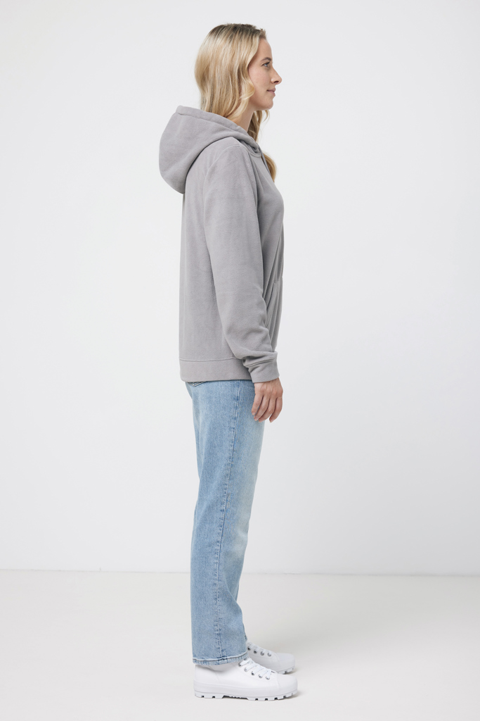 Trivor gerecycled polyester fleece hoodie, storm grey