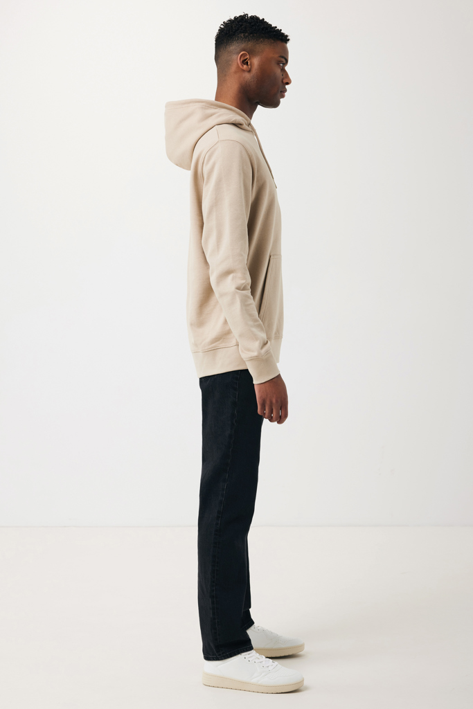 Sweater à capuche léger en coton recyclé Rila, desert