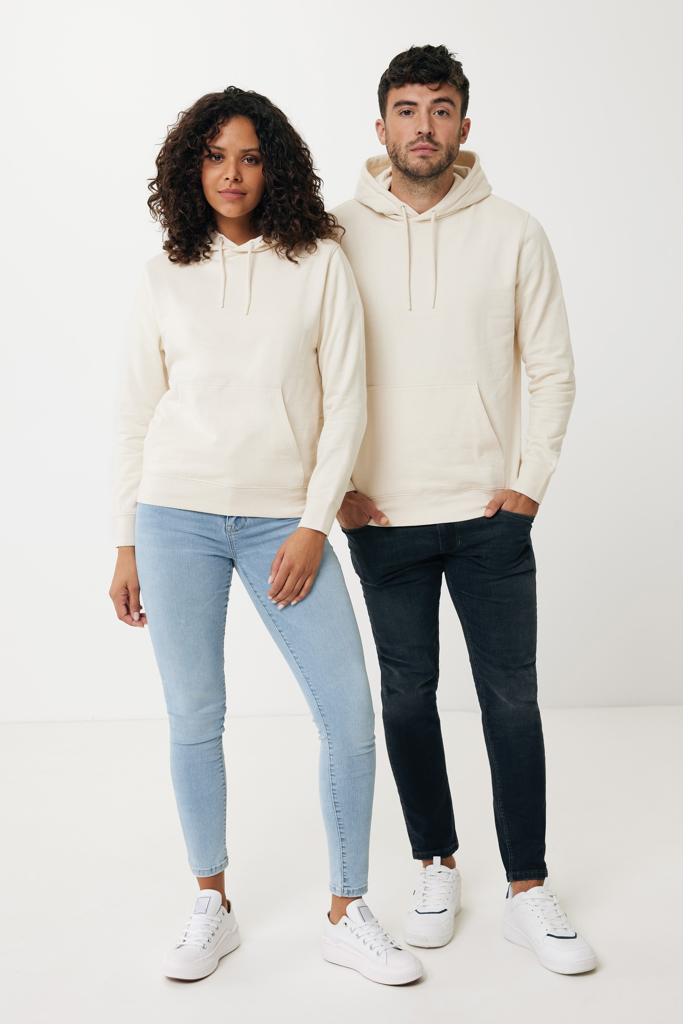 Sweater à capuche léger en coton recyclé Rila, natural raw