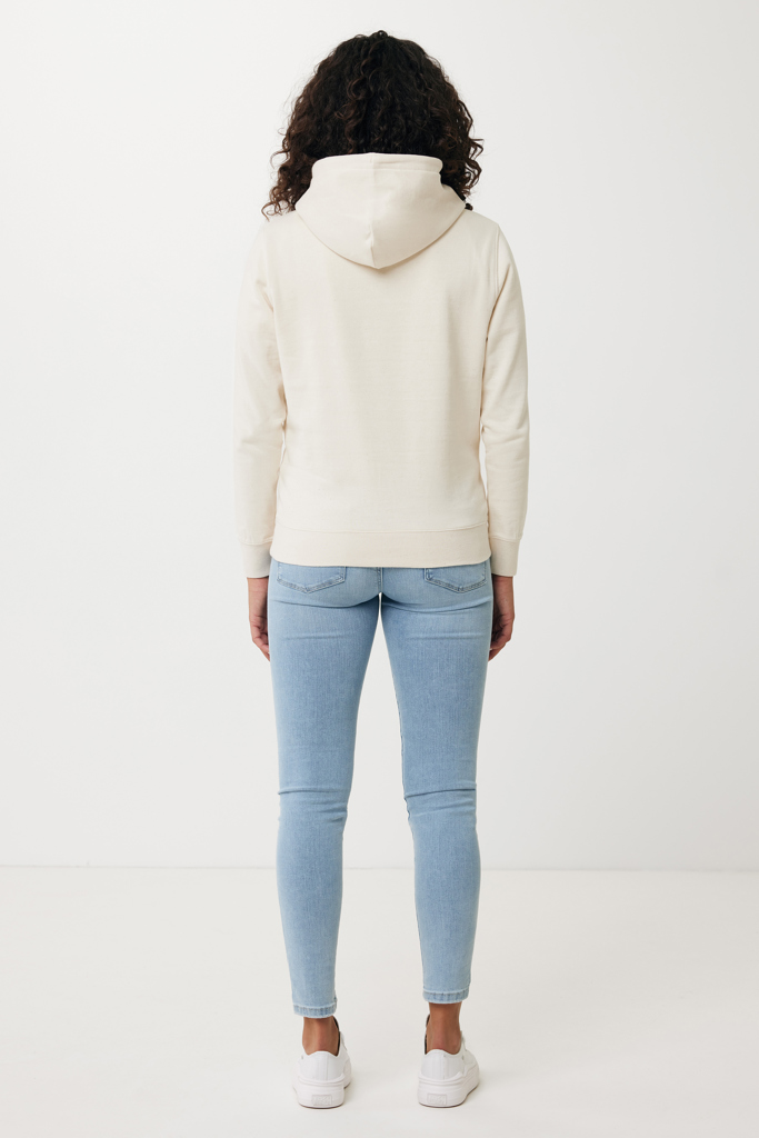 Sweater à capuche léger en coton recyclé Rila, natural raw