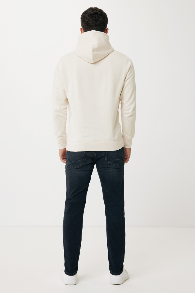 Sweater à capuche léger en coton recyclé Rila, natural raw