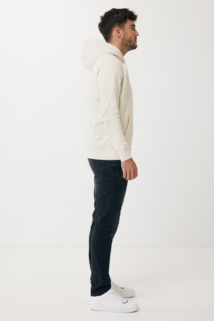 Sweater à capuche léger en coton recyclé Rila, natural raw