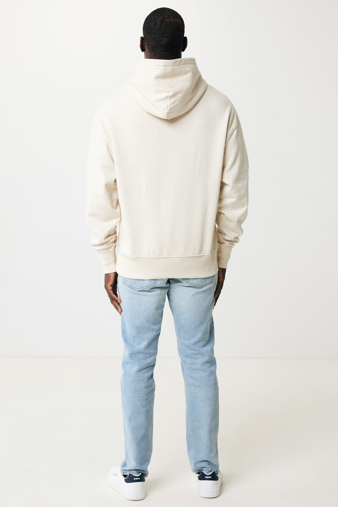 Sweater à capuche léger en coton recyclé Rila, natural raw