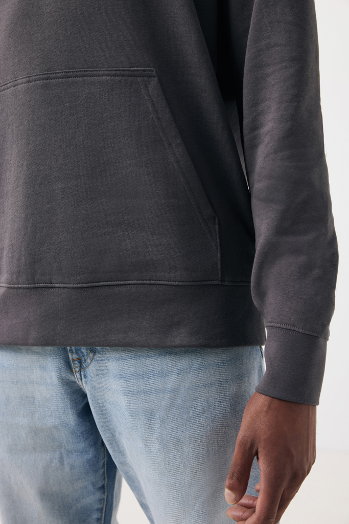 Rila Lightweight Hoodie aus recycelter Baumwolle, anthrazit
