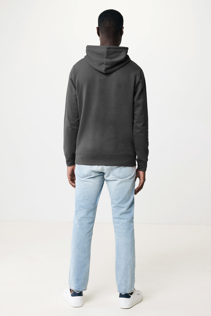 Rila Lightweight Hoodie aus recycelter Baumwolle, anthrazit