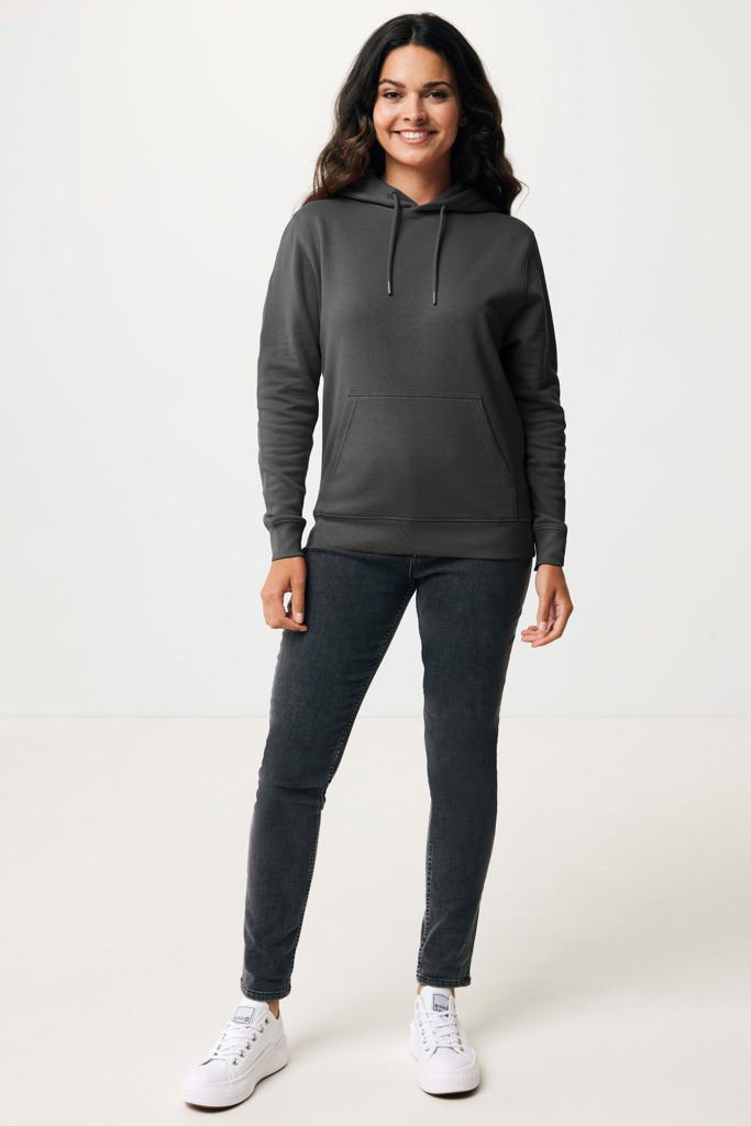 Rila Lightweight Hoodie aus recycelter Baumwolle, anthrazit