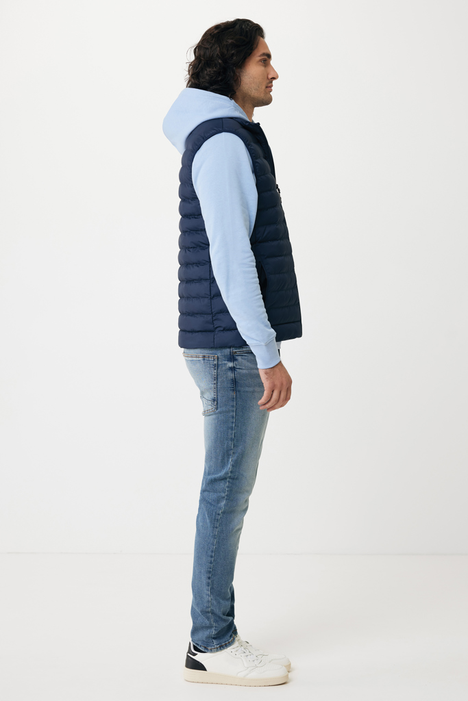 Sweater à capuche léger en coton recyclé Rila, sky blue