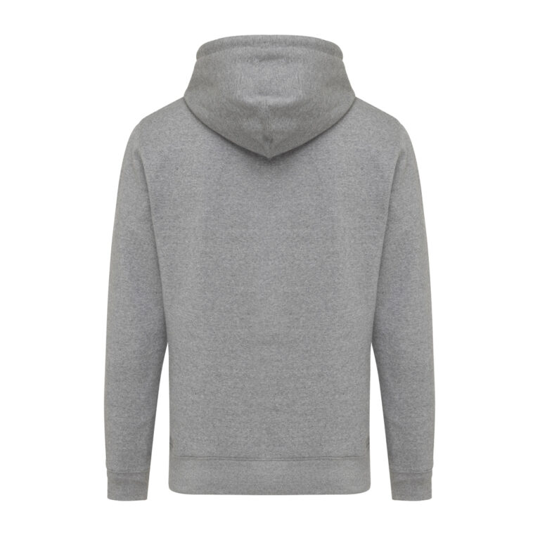 Sweater à capuche léger en coton recyclé Rila, light heather