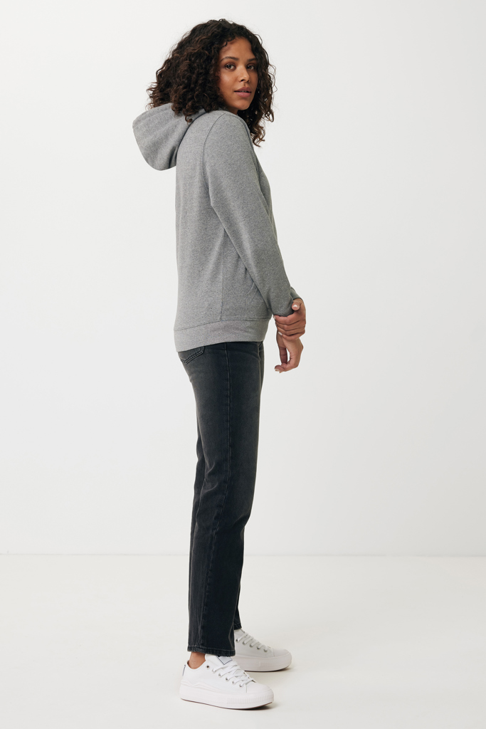 Sweater à capuche léger en coton recyclé Rila, light heather