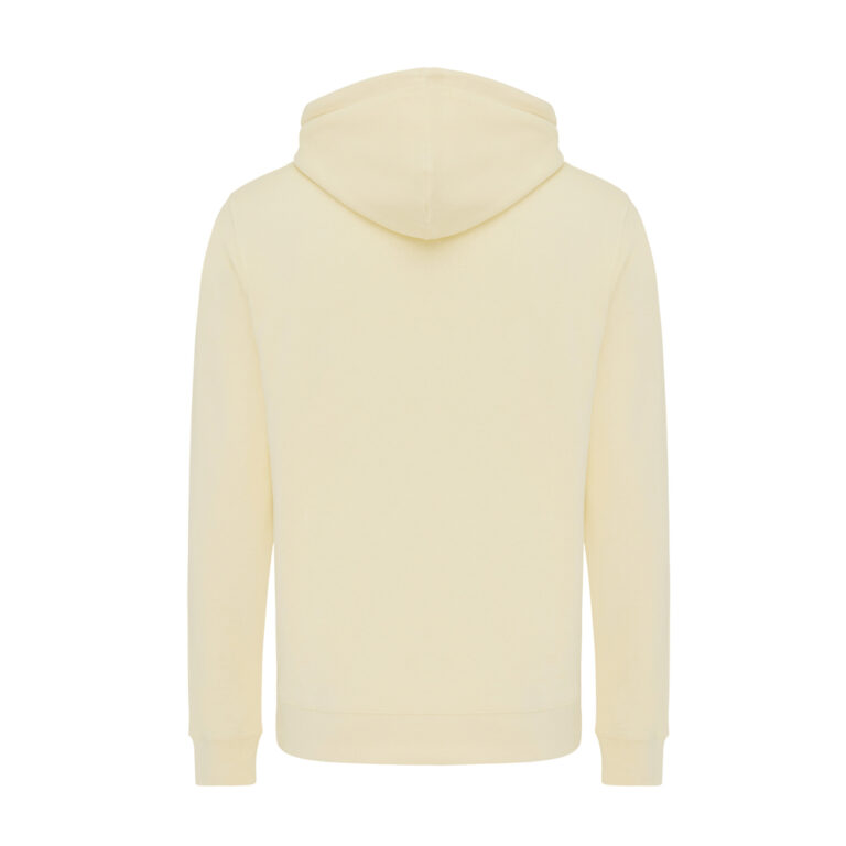Rila lightweight recycled cotton hoodie, cream yellow
