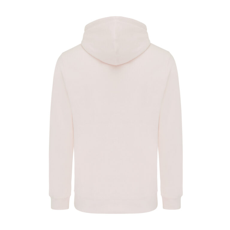 Felpa con cappuccio Rila in cotone riciclato, cloud pink