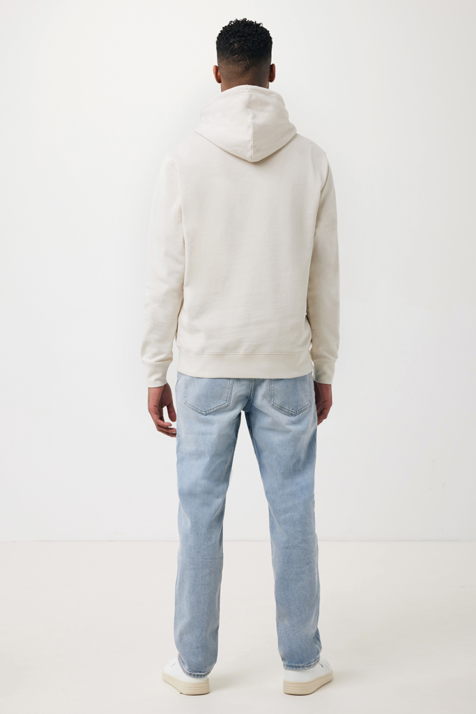 Sweater à capuche léger en coton recyclé Rila, ivory white