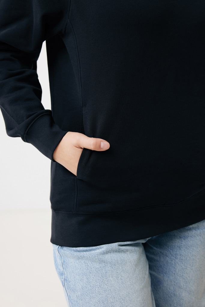 Sweat à capuche avec poches latérales Yengo, noir