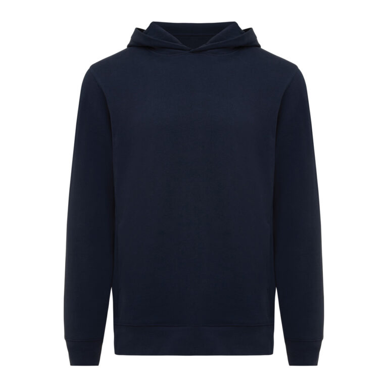 Yengo Hoodie mit Seitentaschen aus rec. Baumwolle, navy blau