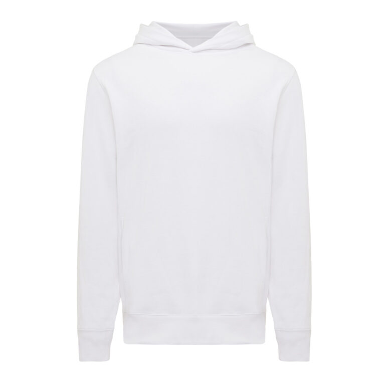 Yengo recycled cotton hoodie with sidepockets, recycled whit