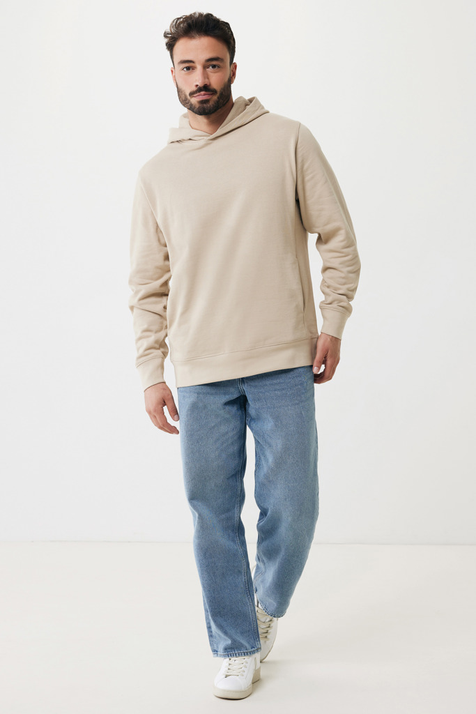 Yengo recycled cotton hoodie with sidepockets, desert