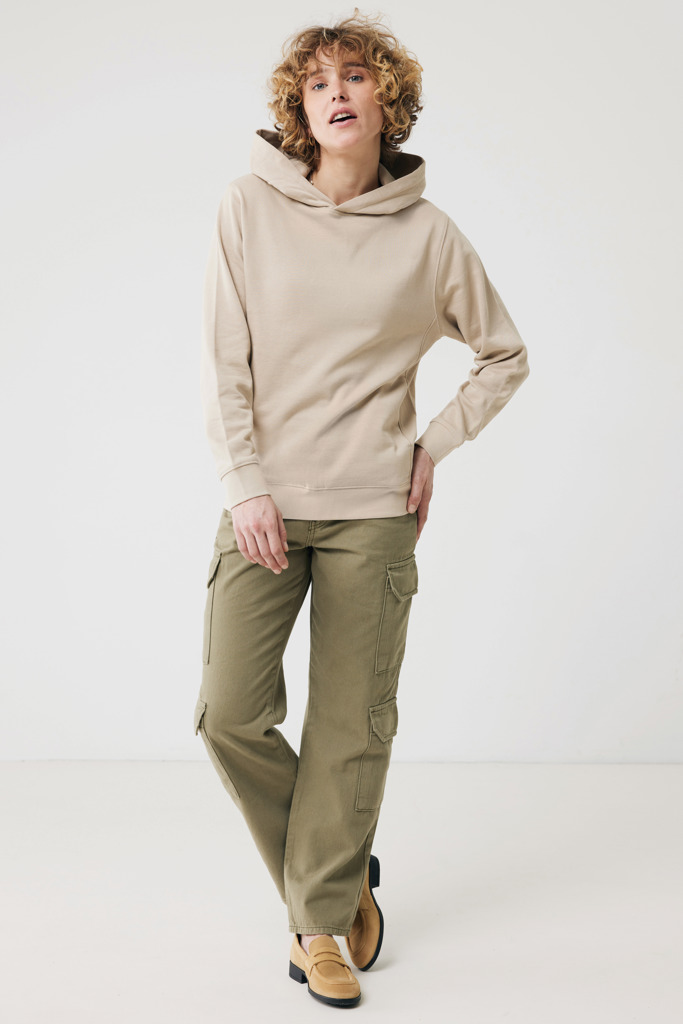 Yengo recycled cotton hoodie with sidepockets, desert