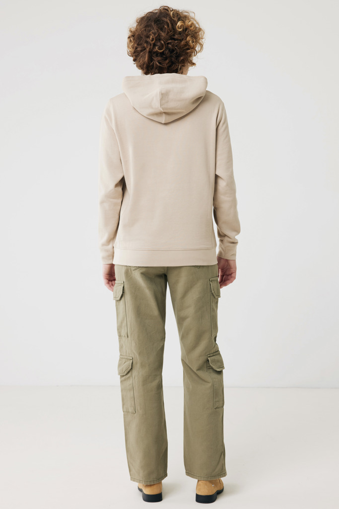 Yengo recycled cotton hoodie with sidepockets, desert