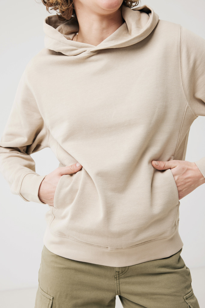 Yengo recycled cotton hoodie with sidepockets, desert