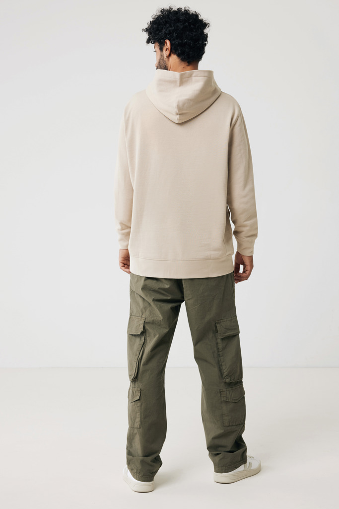 Yengo recycled cotton hoodie with sidepockets, desert