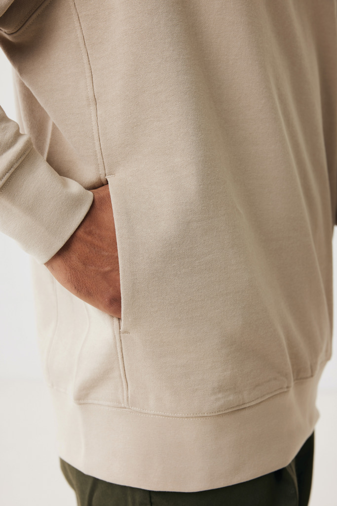 Yengo recycled cotton hoodie with sidepockets, desert