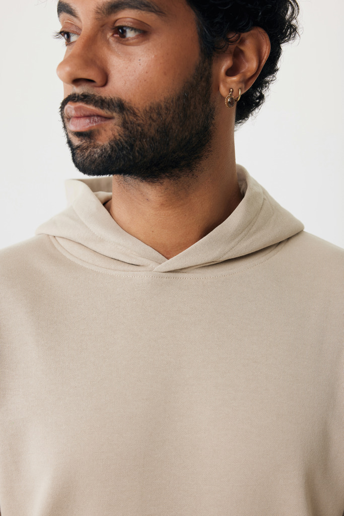 Yengo recycled cotton hoodie with sidepockets, desert