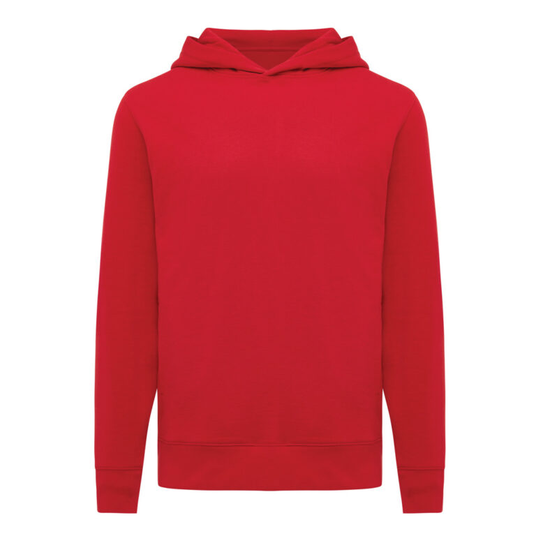 Yengo Sudadera Capucha Algodón Reciclado, rojo