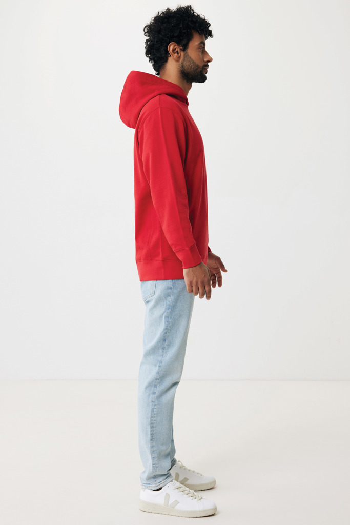 Yengo Sudadera Capucha Algodón Reciclado, rojo