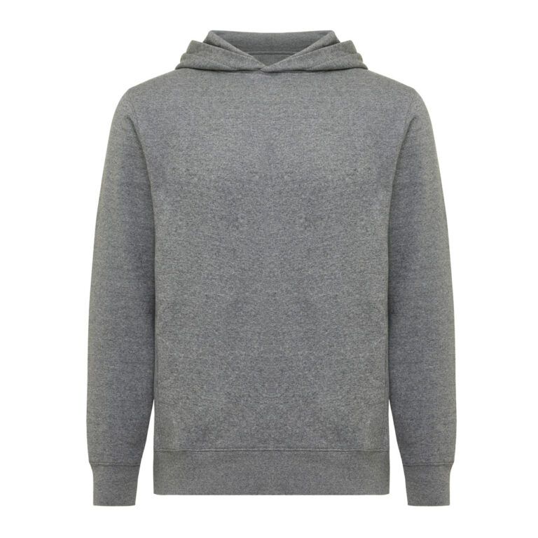 Yengo recycled cotton hoodie with sidepockets, light heather