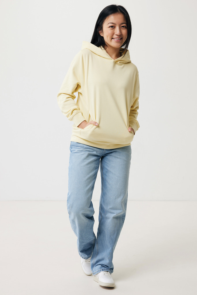 Sweat à capuche avec poches latérales Yengo, cream yellow