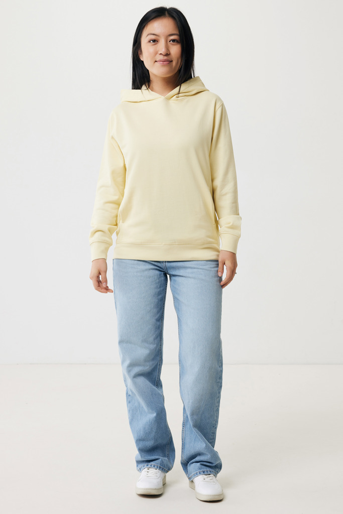 Sweat à capuche avec poches latérales Yengo, cream yellow