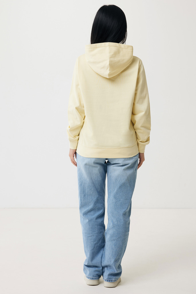 Sweat à capuche avec poches latérales Yengo, cream yellow