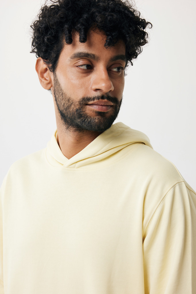 Sweat à capuche avec poches latérales Yengo, cream yellow
