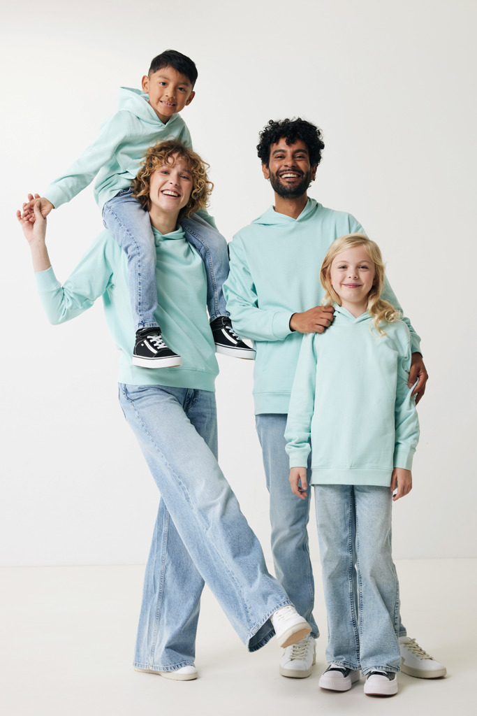 Sweat à capuche avec poches latérales Yengo, crushed mint