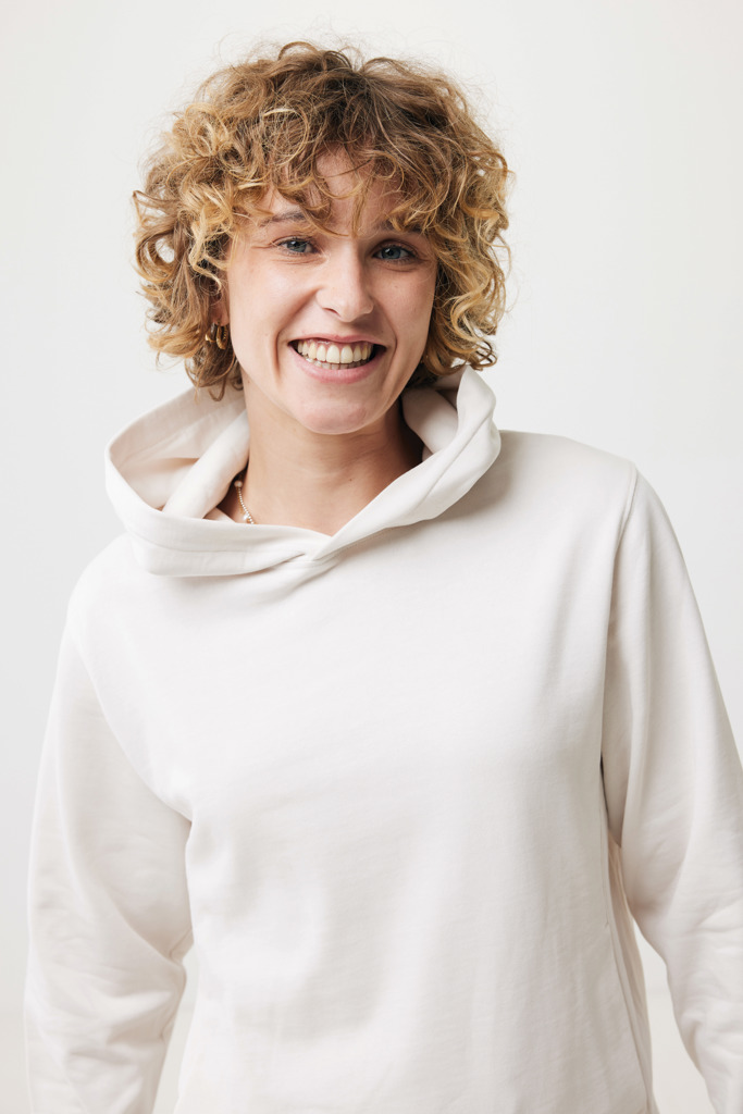 Sweat à capuche avec poches latérales Yengo, ivory white