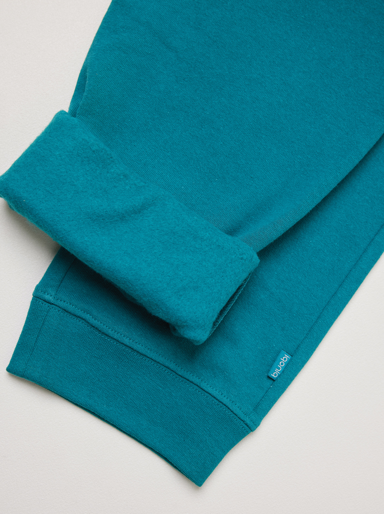 Cooper gerecycled katoenen joggingbroek, verdigris