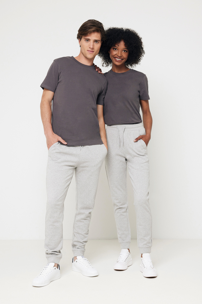 Cooper gerecycled katoenen joggingbroek, heather grey