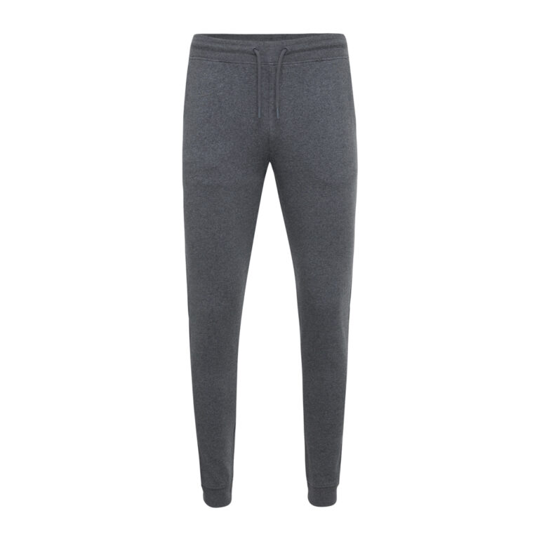 Jogging en coton recyclé Cooper, heather anthracite