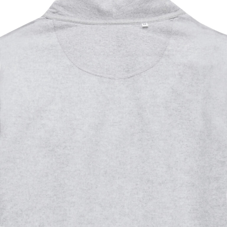 Abisko gerecycled katoen hoodie met rits, heather grey