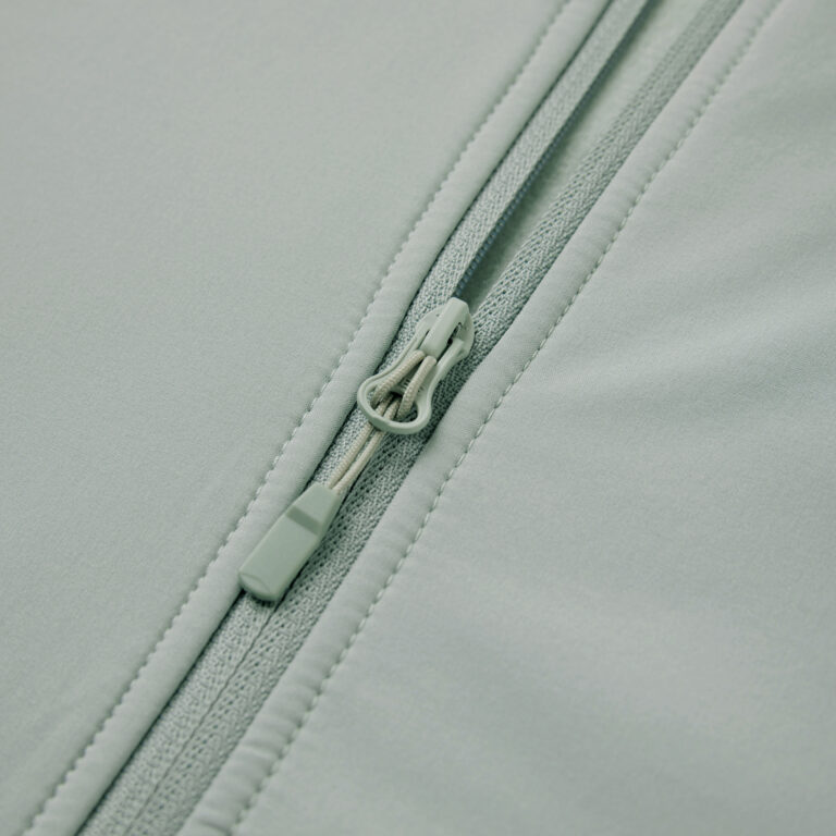 Talung recycled polyester microfleece zip through, iceberg g