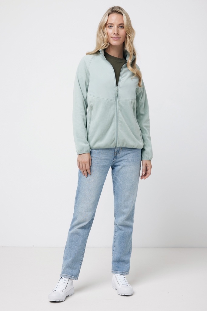 Talung recycled polyester microfleece zip through, iceberg g