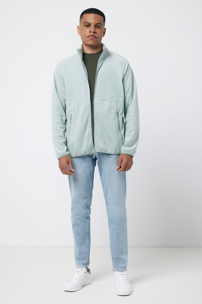Talung recycled polyester microfleece zip through, iceberg g