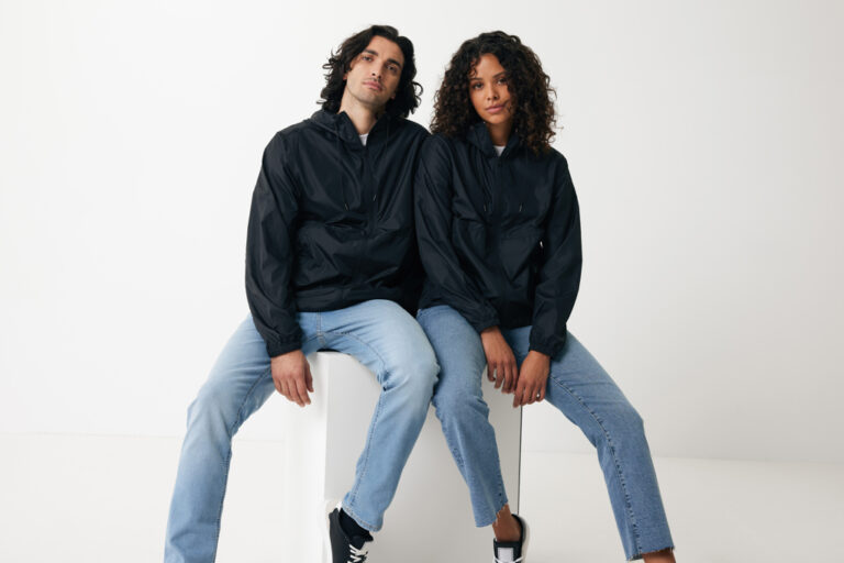 Veste légère en polyester recyclé Logan, noir