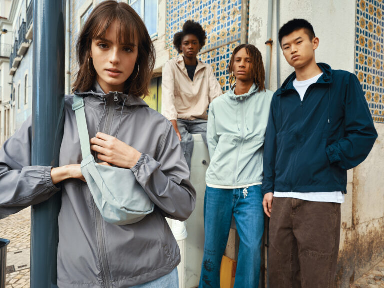 Veste légère en polyester recyclé Logan, beige